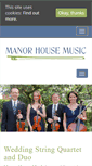 Mobile Screenshot of manorhousemusic.co.uk